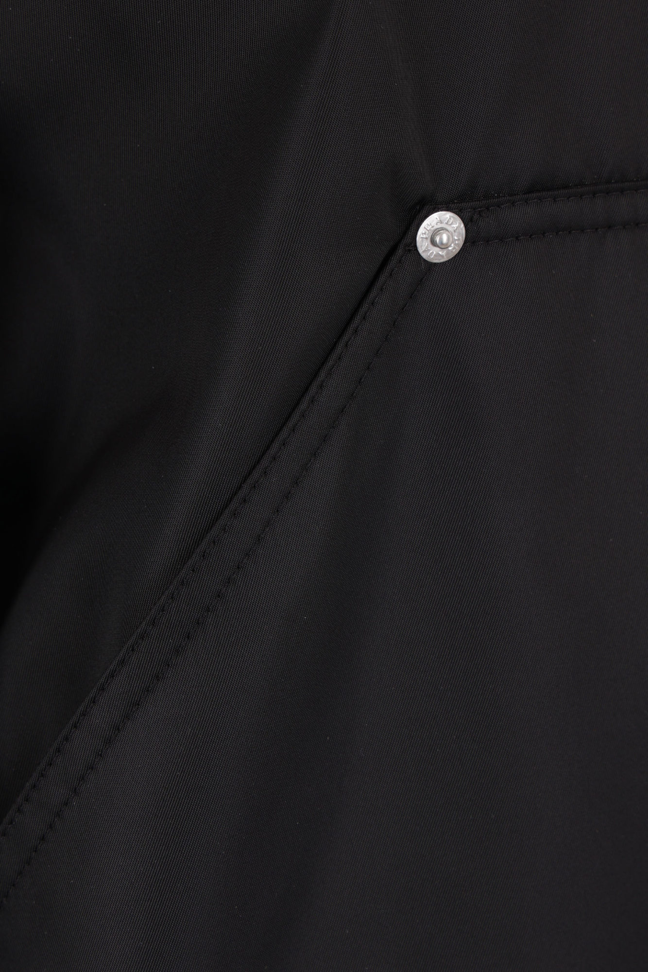 Prada Re-nylon Triangle-logo Hooded Jacket In Black