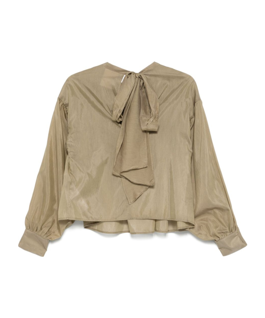 SEMICOUTURE SATURNINA COTTON SILK BLOUSE