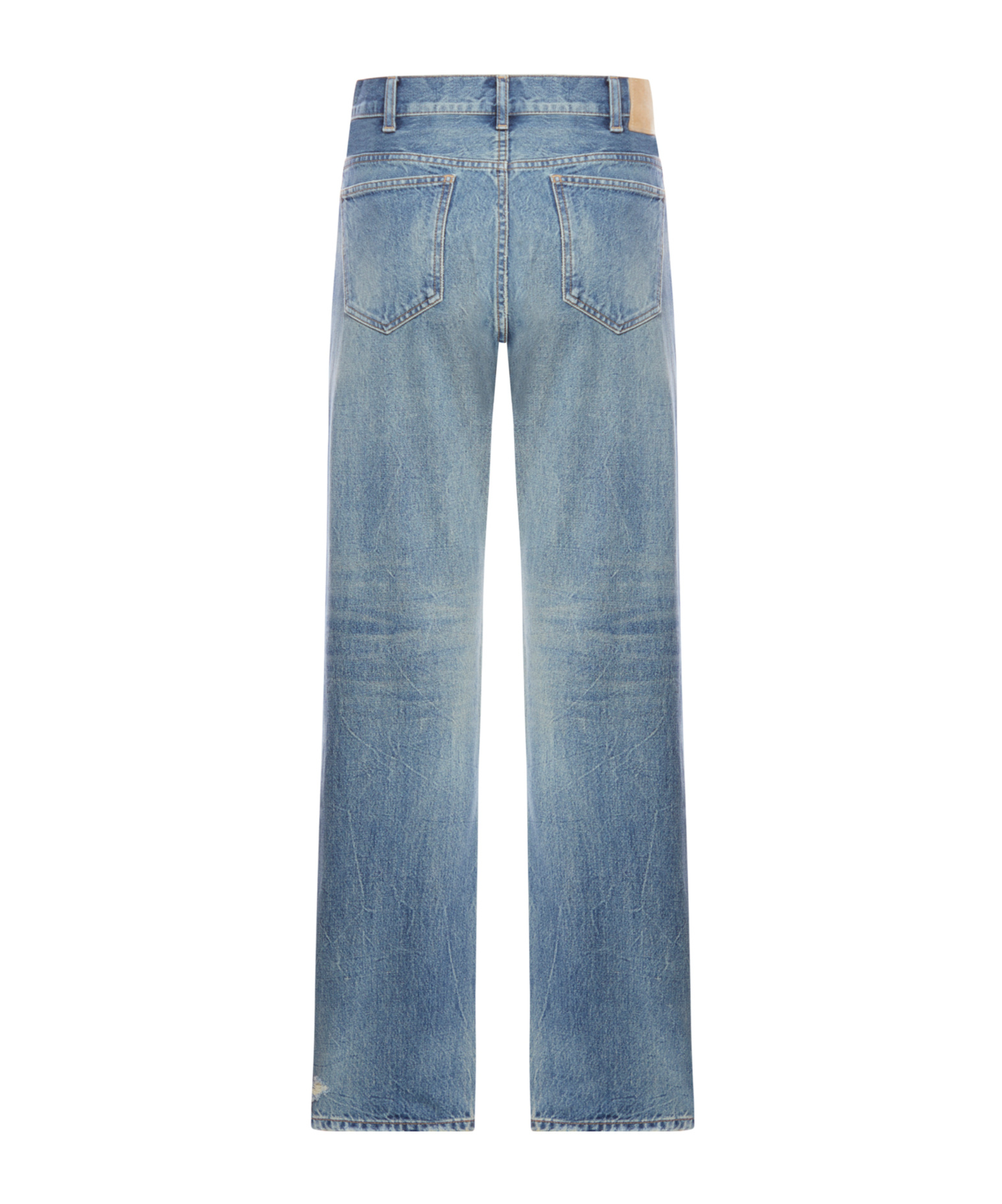 Celine Belt-loop Jeans In Gray