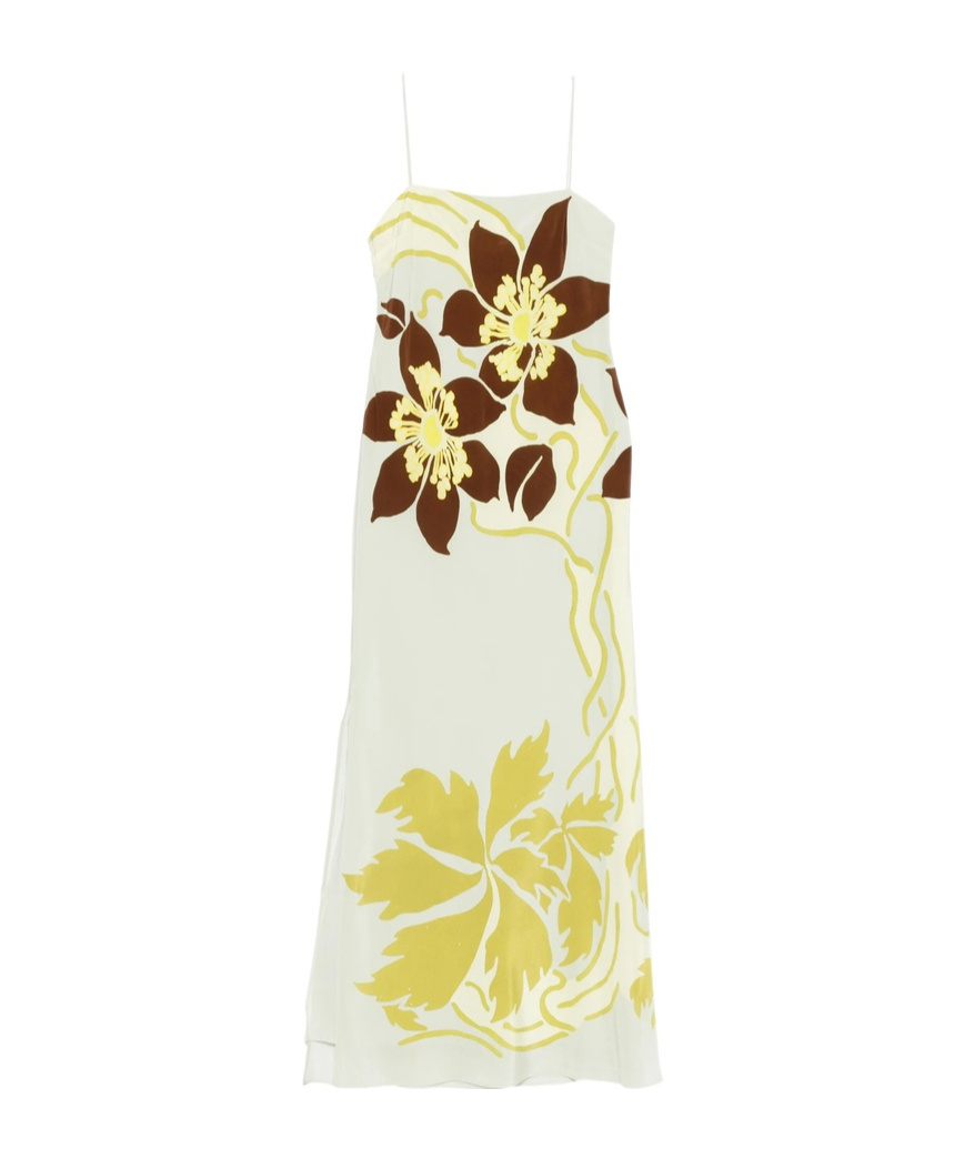 Sir Floral Pattern Dress In Neutral