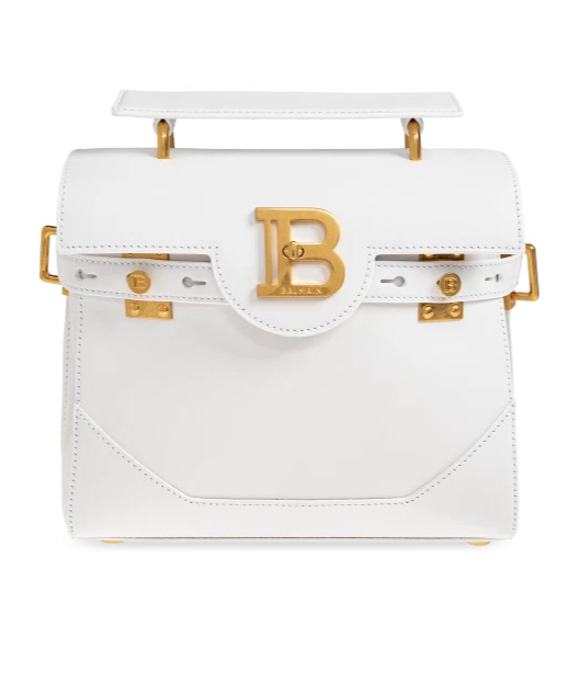Balmain B Buzz 23 Handbag In White