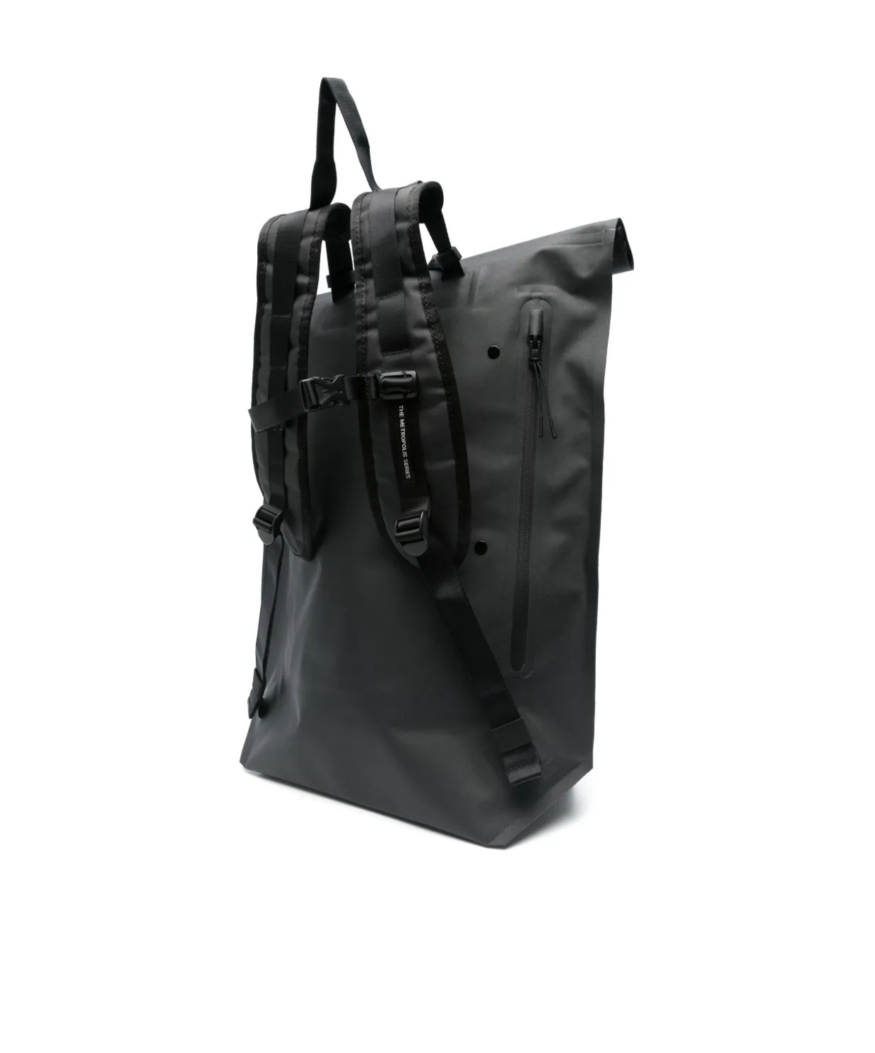 Shop C.p. Company Roll-top Backpack In Black