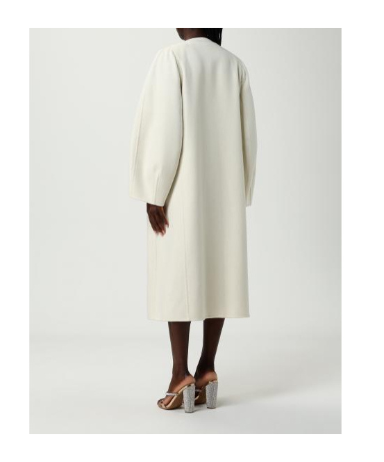 Fabiana Filippi Single-button Wrap Coat In White
