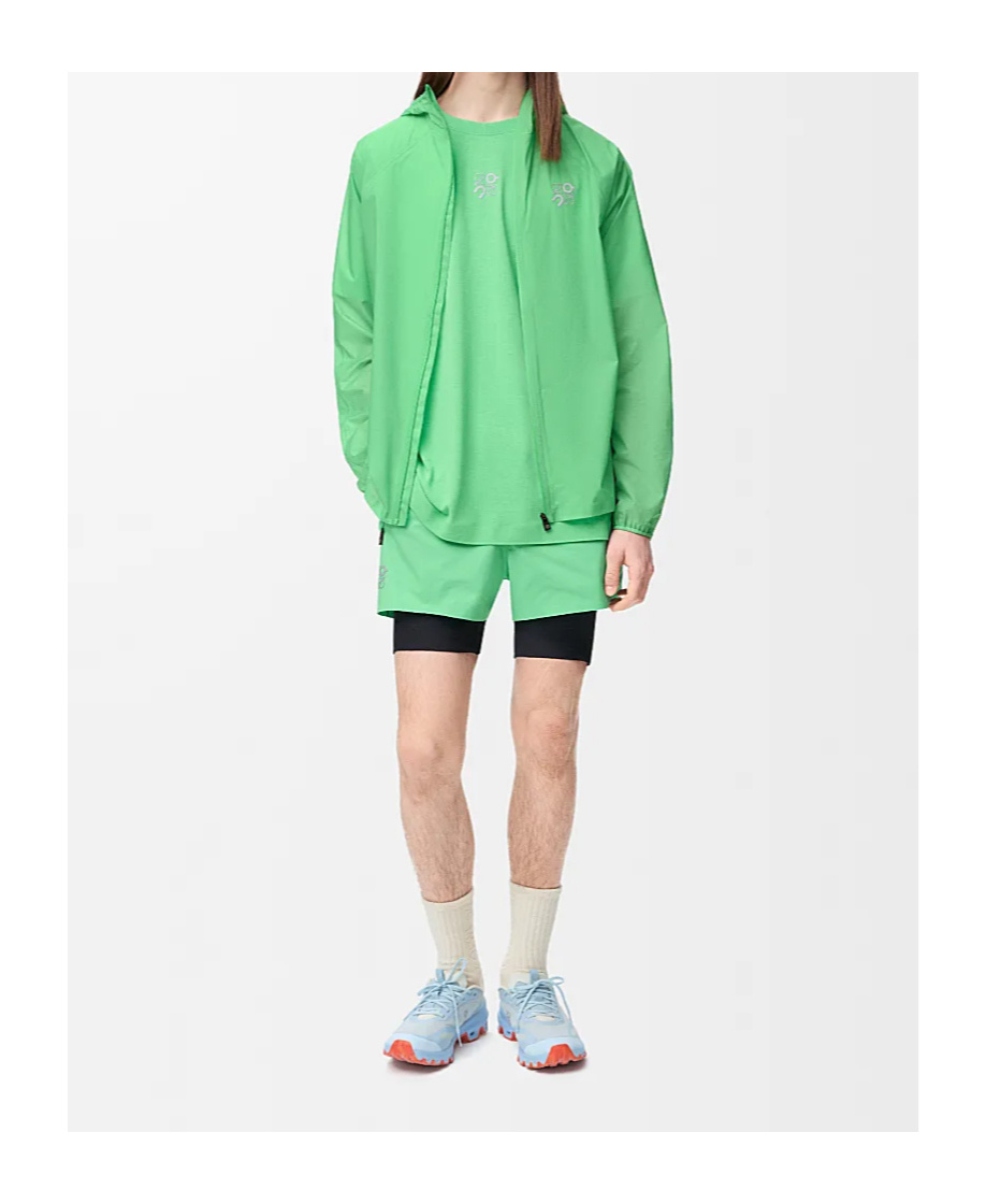 Loewe Ultra Jacket In Technical Shell In Green