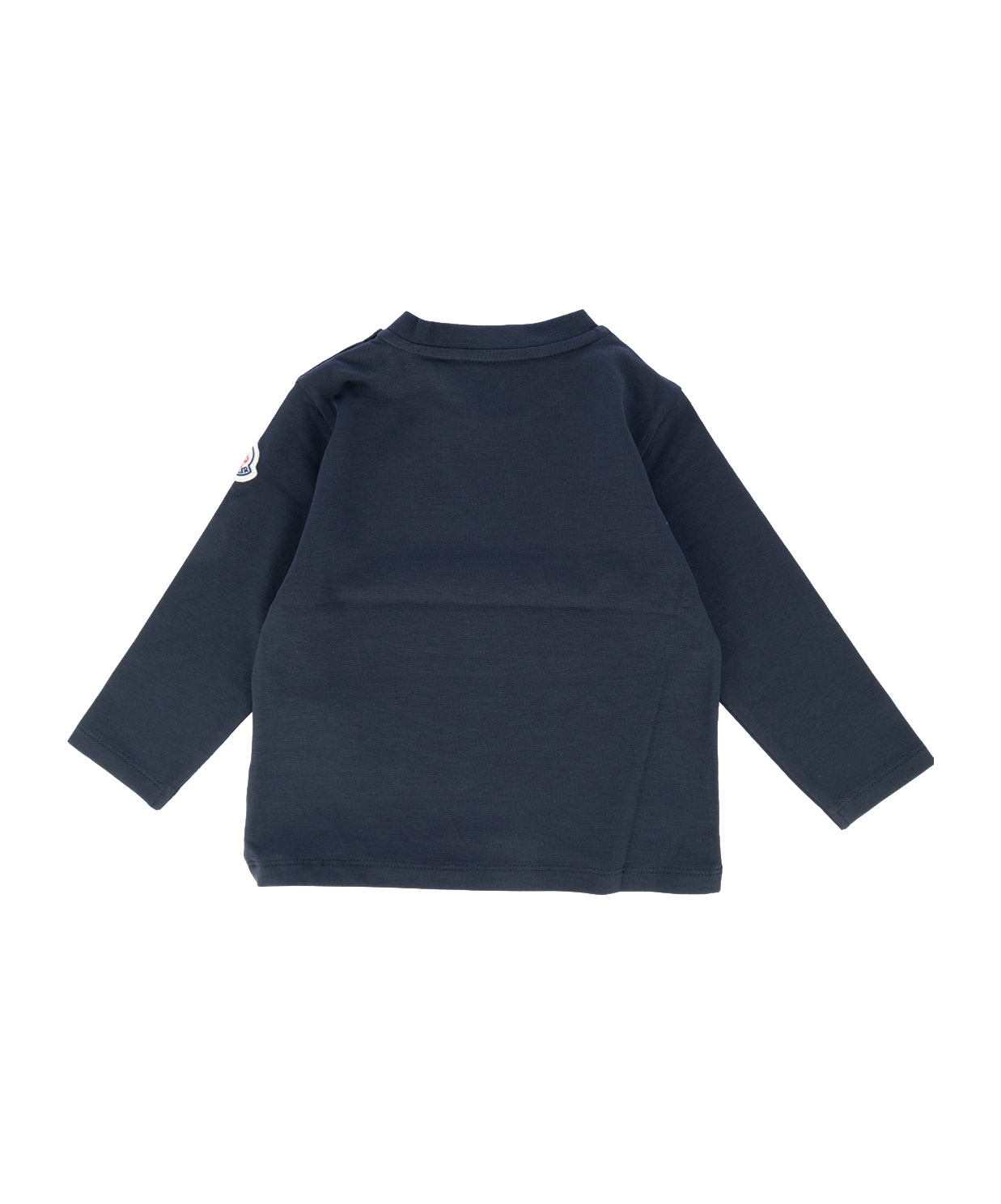 Moncler Logo-motif Long-sleeve T-shirt In Blue