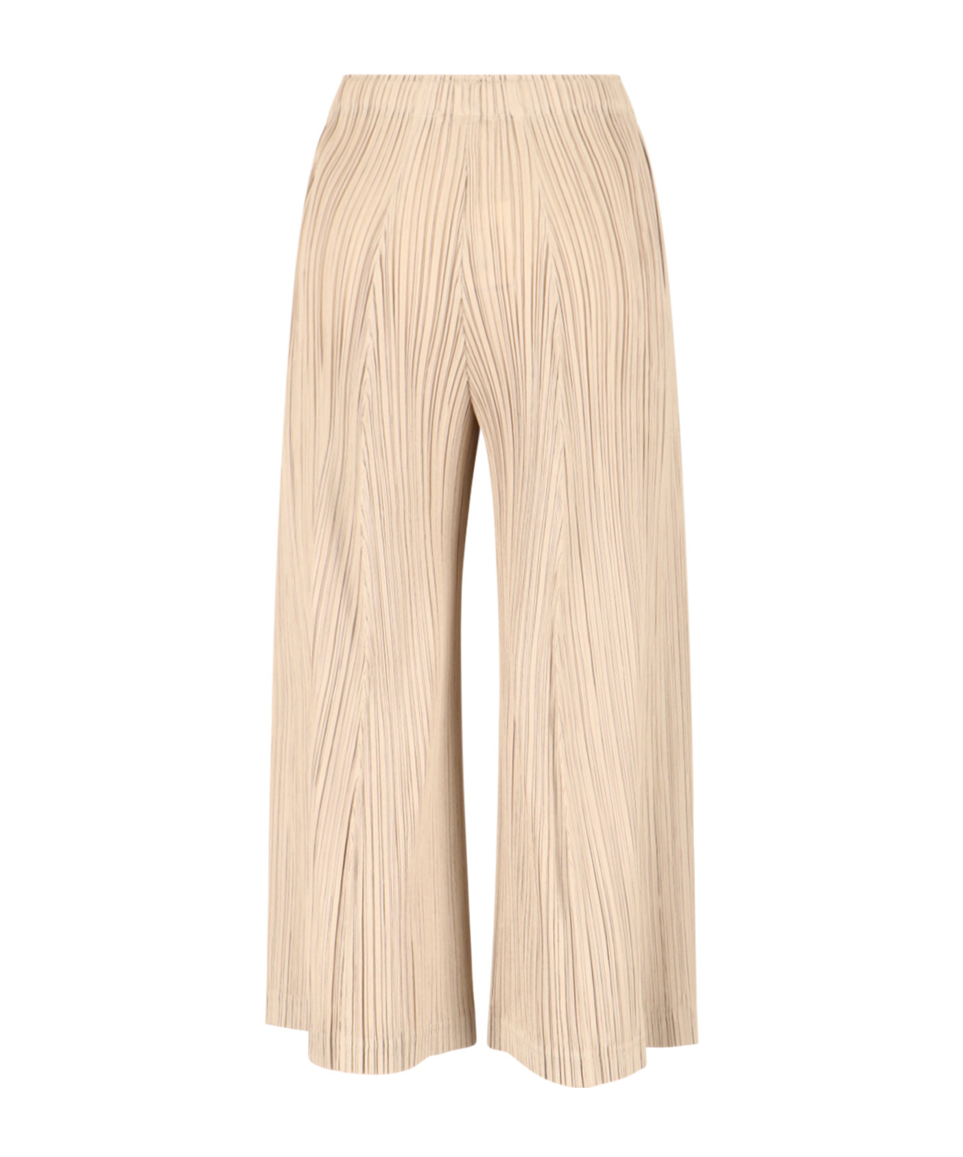 Issey Miyake Pleated Trousers In Brown