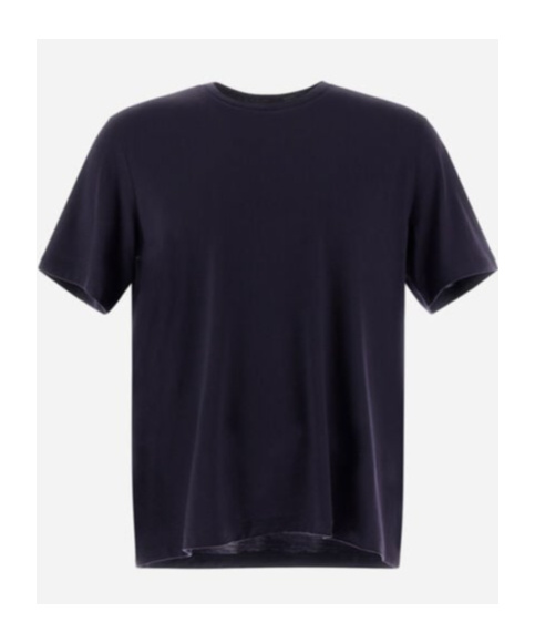 Herno T-shirt In Superfine Cotton Stretch And Light Scuba In Multi