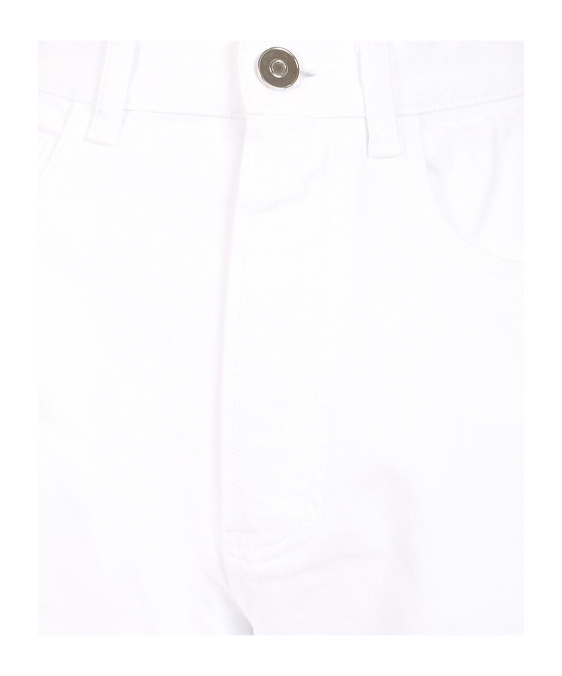 Alaïa Womens Blanc High-rise Wide-leg Denim Jeans In White