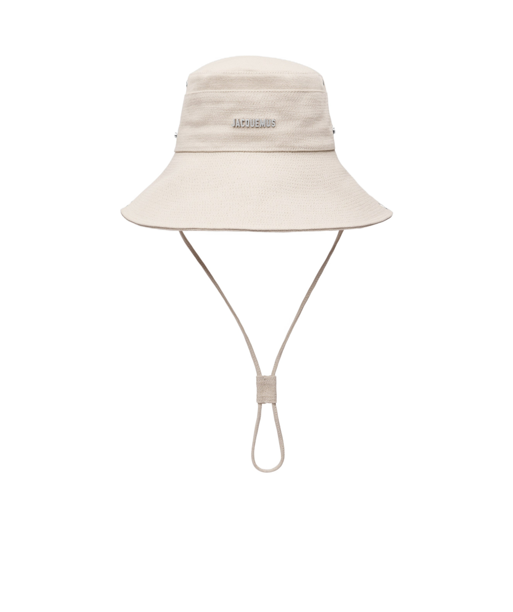 Jacquemus The De-nîmes Denim Bucket Hat In Nude
