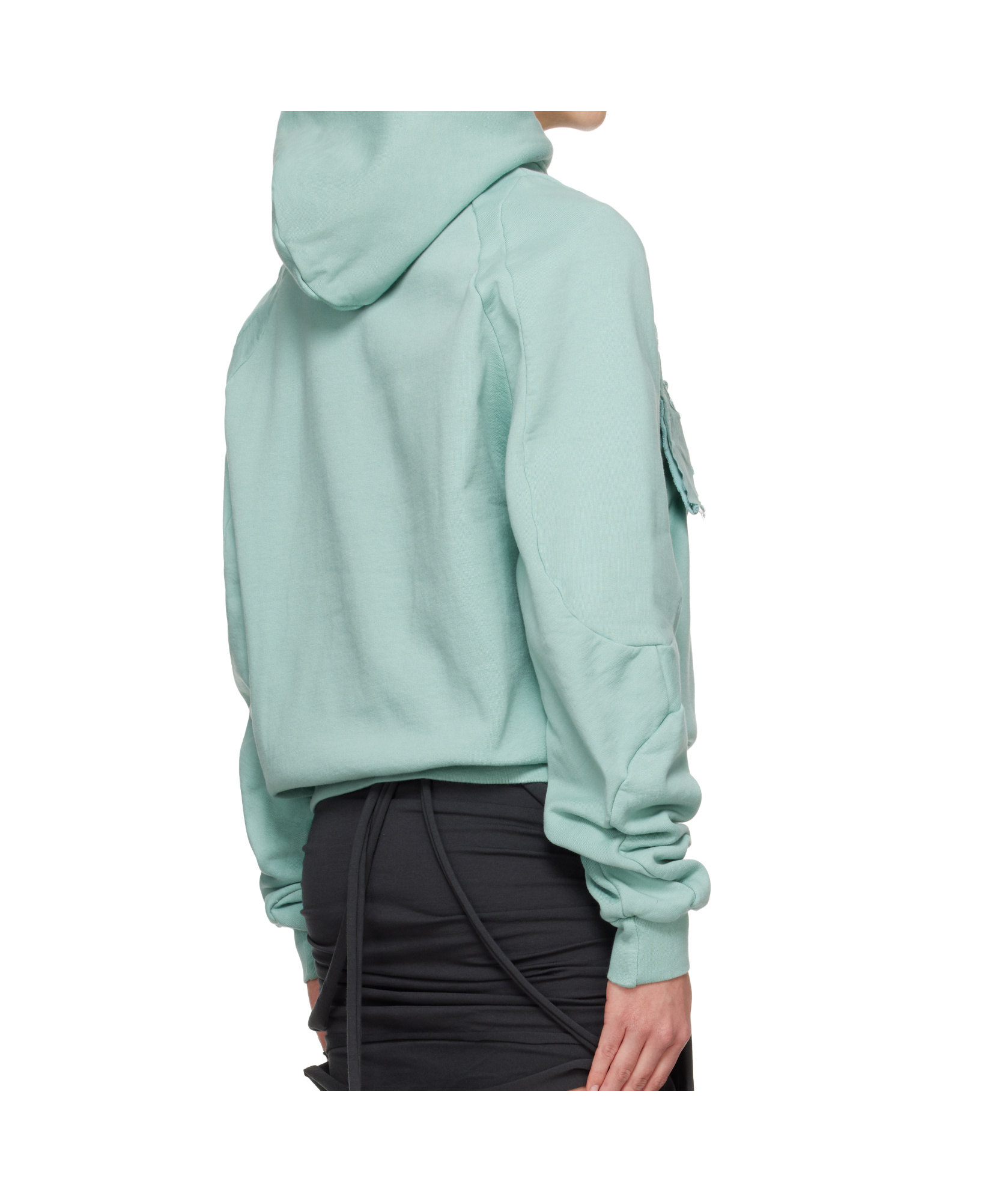 Ottolinger Distressed Multiline Hoodie In Blue