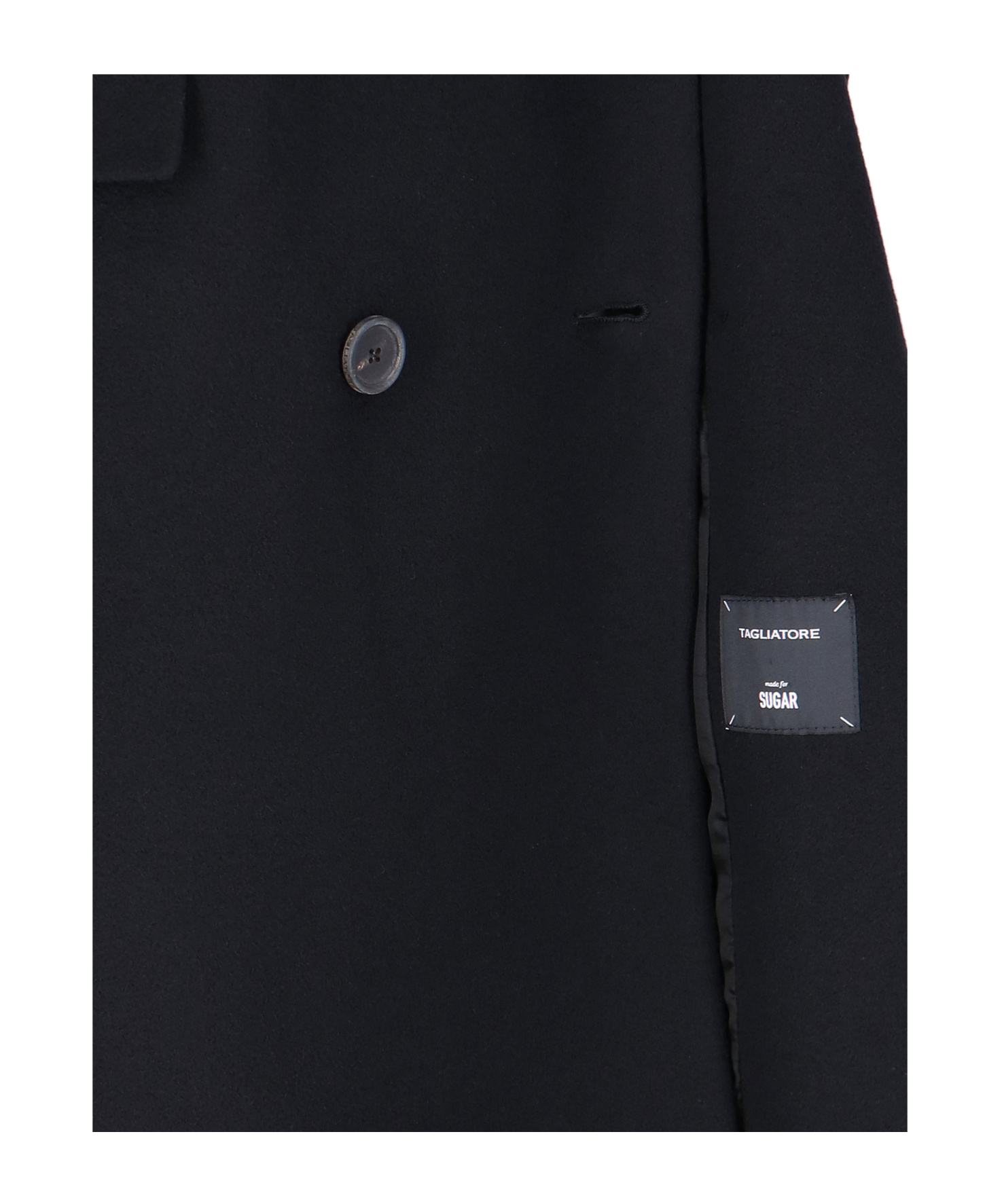 Tagliatore 'jole' Double-breasted Coat In Black