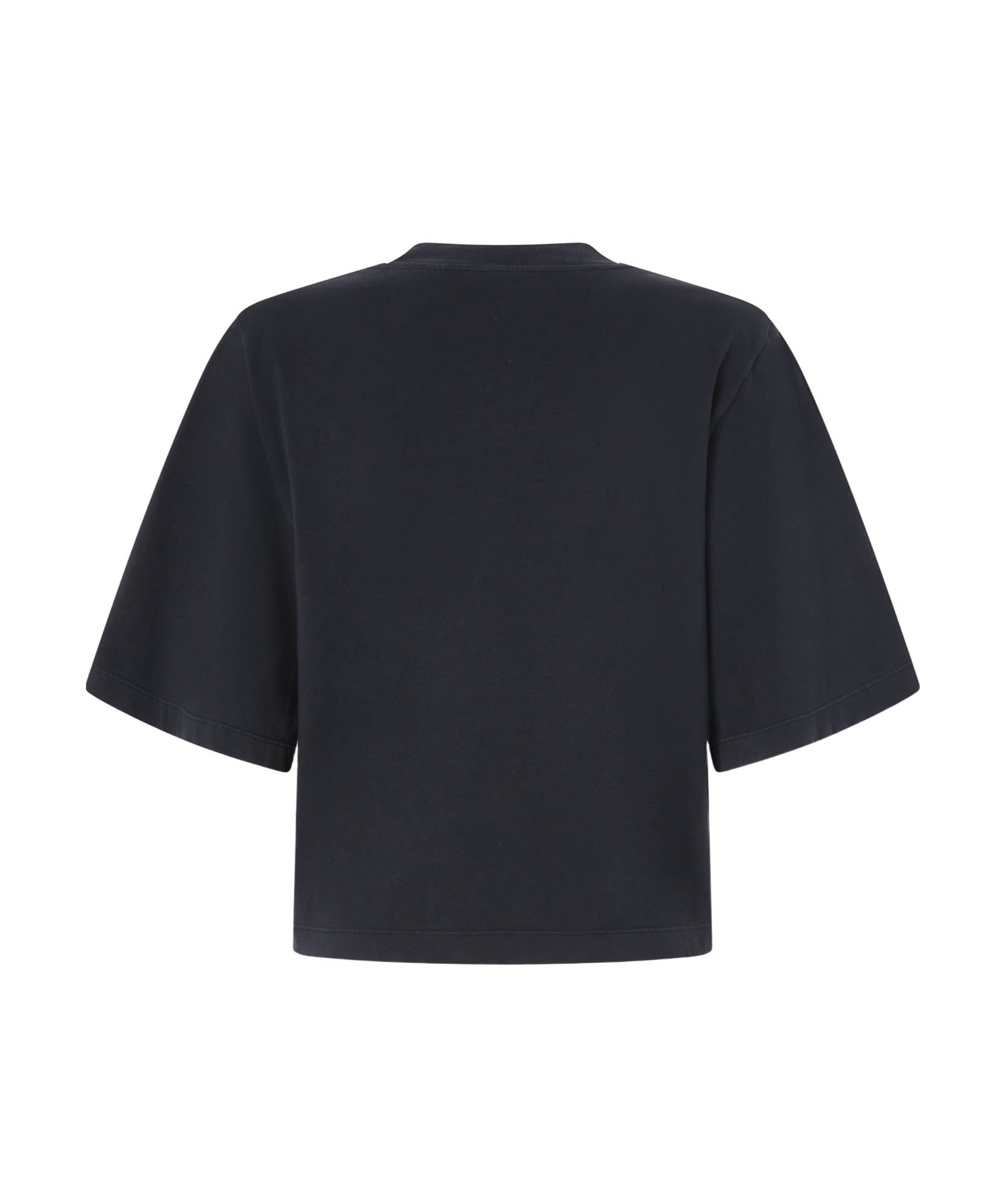 Pinko Open-necked Black Shirt In Black