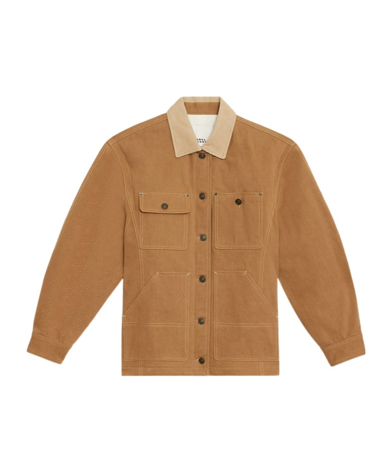 Isabel Marant Long Sleeve Casual Jacket In Brown