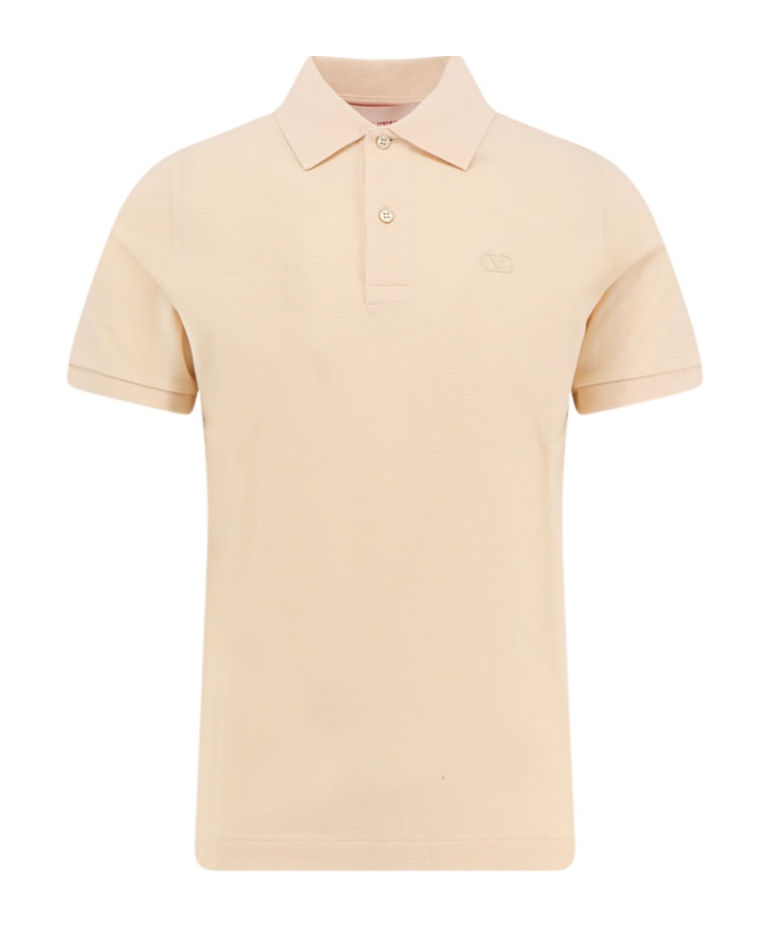 VALENTINO VLOGO SIGNATURE-EMBROIDERED POLO SHIRT