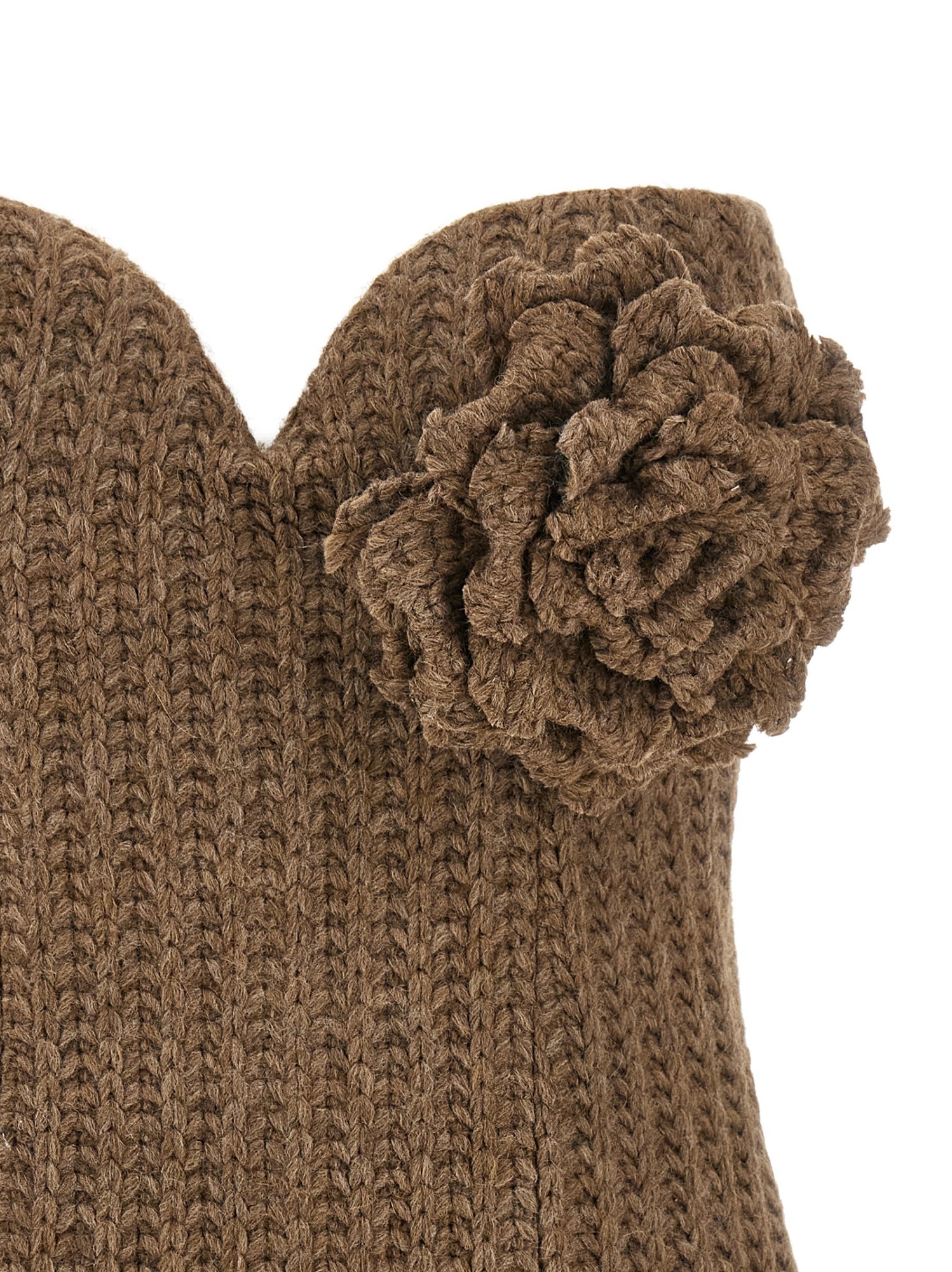 Giuseppe Di Morabito Sleeveless Sweater In Brown