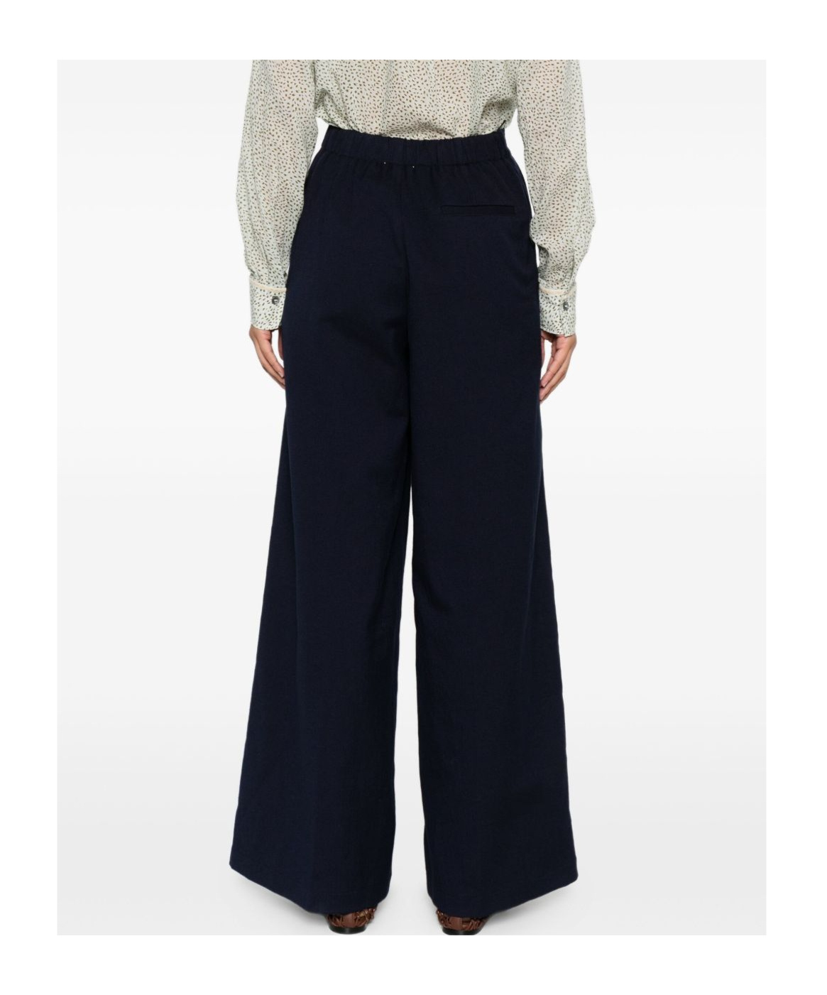 Forte Forte Satin Trousers In Black