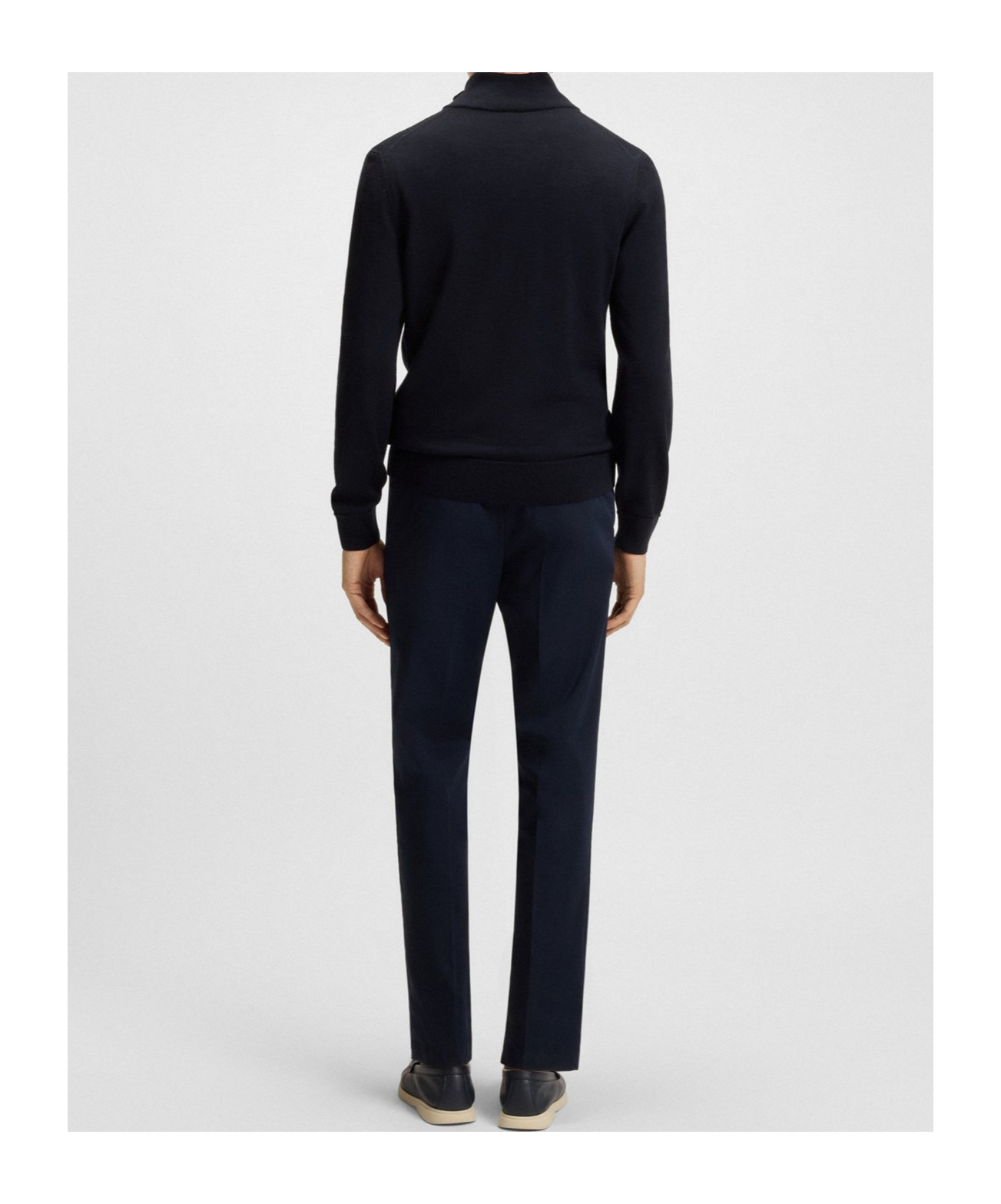 Hugo Boss Zip-up Cardigan In Wool