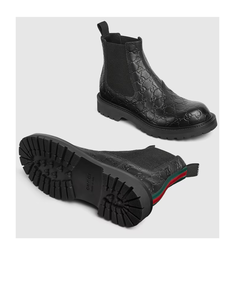 GUCCI SUPER WATCH ANKLE BOOTS