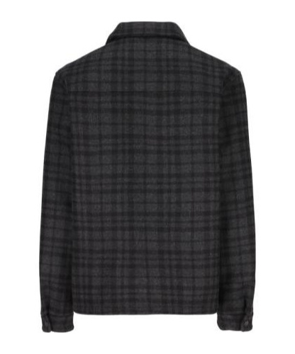 Prada Wool Shirt In Gray