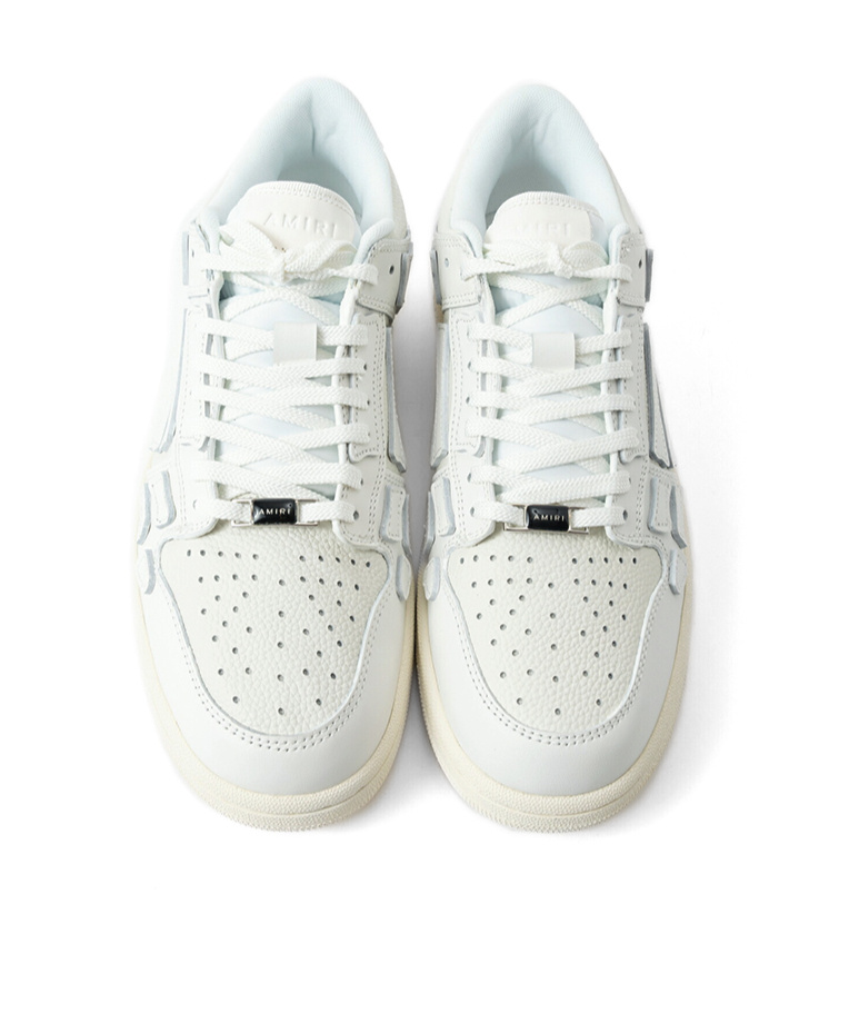 Amiri Lace-up Low-cut Sneakers In White