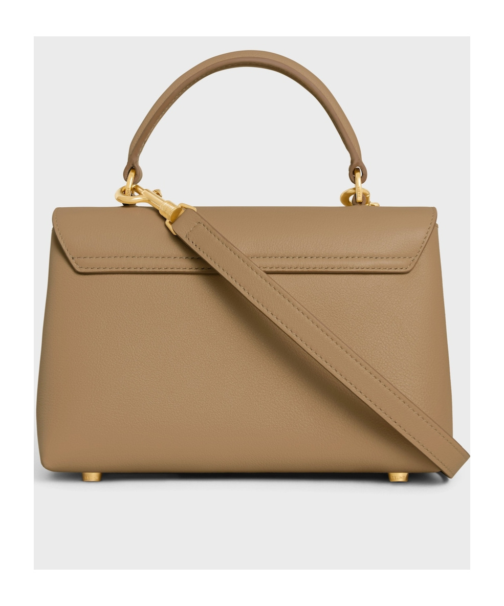 Celine Flip Shoulder Bag In Brown