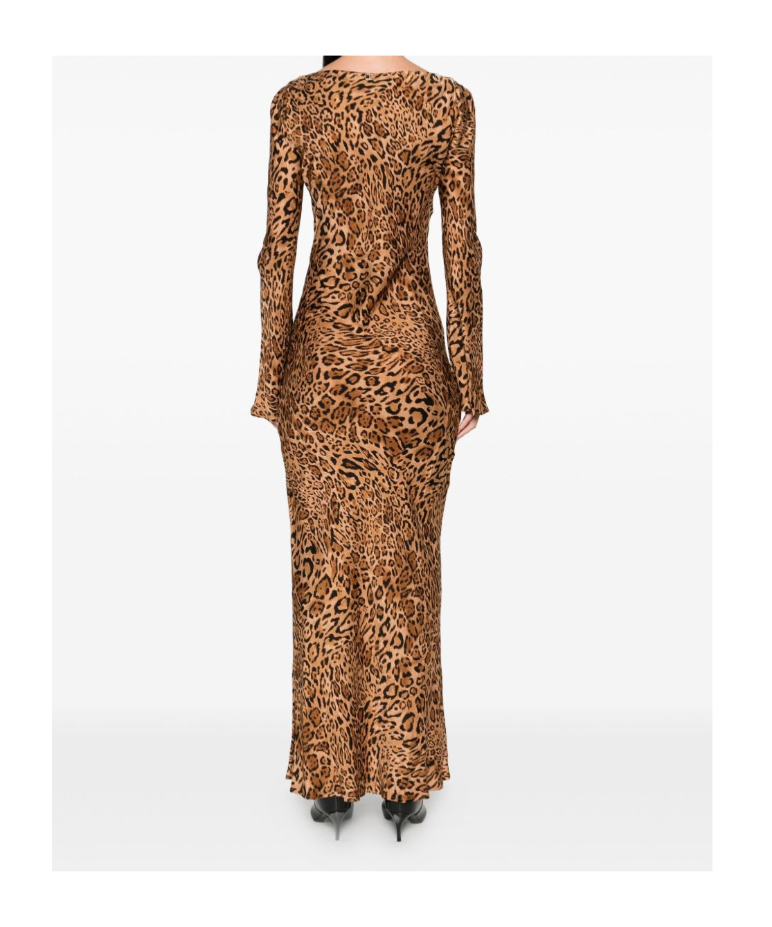 Twinset Abito St. Animalier In Brown