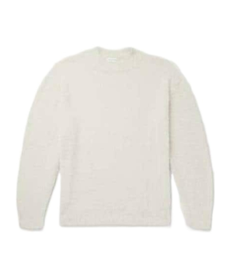 Dries Van Noten Long-sleeved Sweater In White