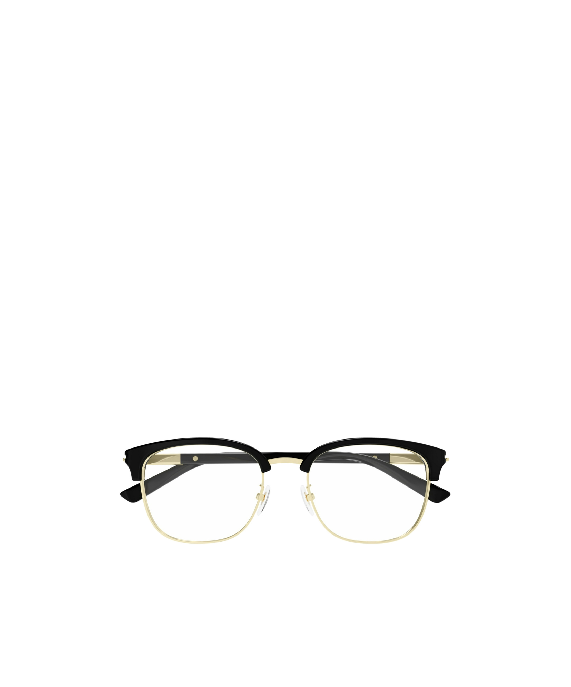 Gucci Eyewear Browline Frame Glasses In Black