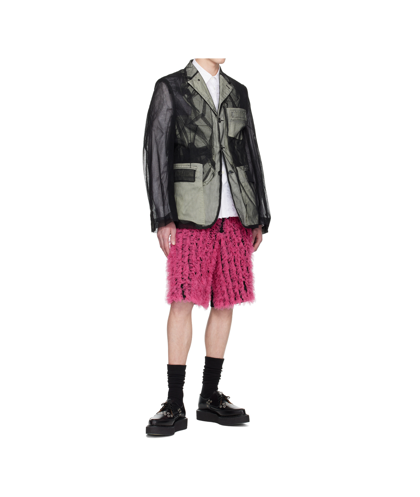 Comme Des Garçons Belt Loop Shorts