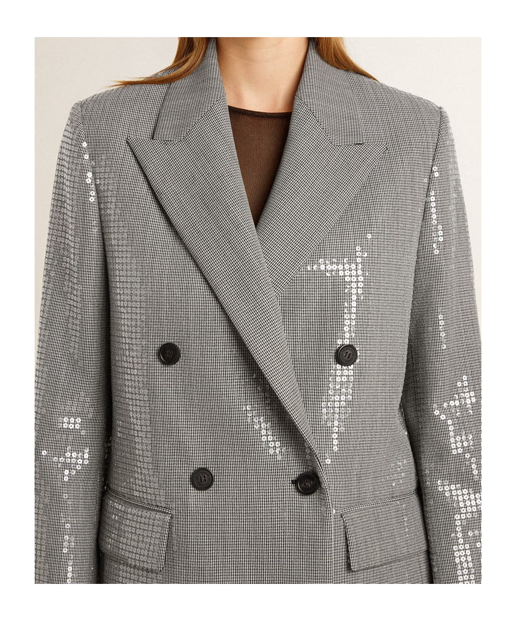 Golden Goose Double-breasted Casual Jacket In Gray