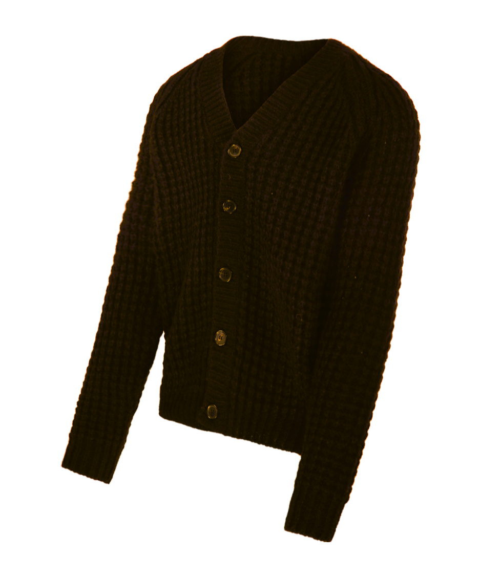 Roberto Collina Button Long-sleeved Sweater In Brown