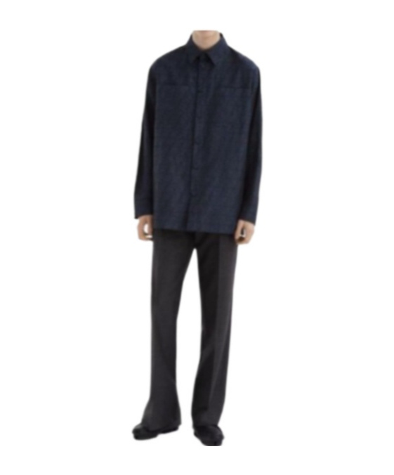 Fendi Pattern Lapel Casual Jacket In Black