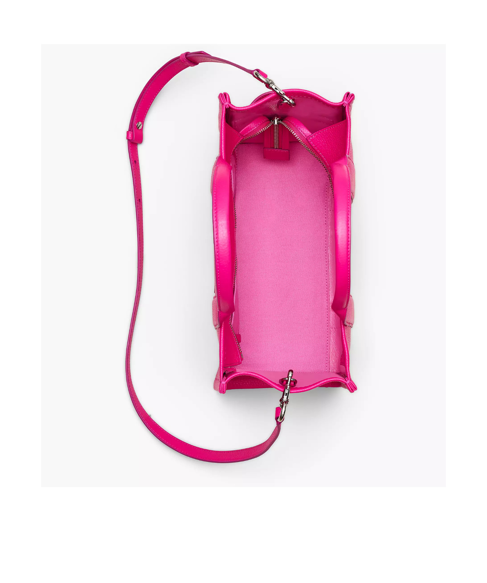 Shop Marc Jacobs Medium Logo Shoulder Bag In Pink