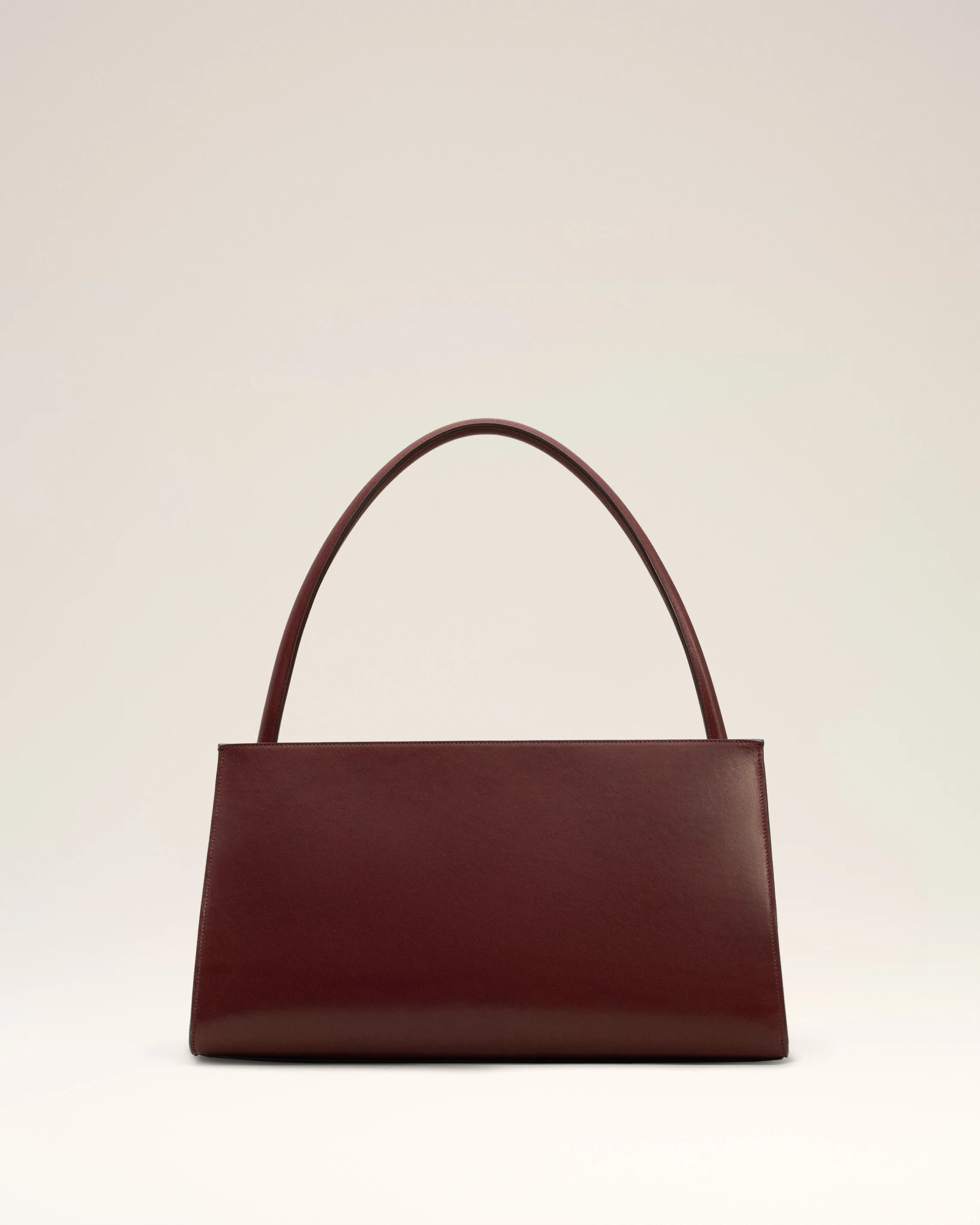 Ami Alexandre Mattiussi Flap Shoulder Bag In Burgundy