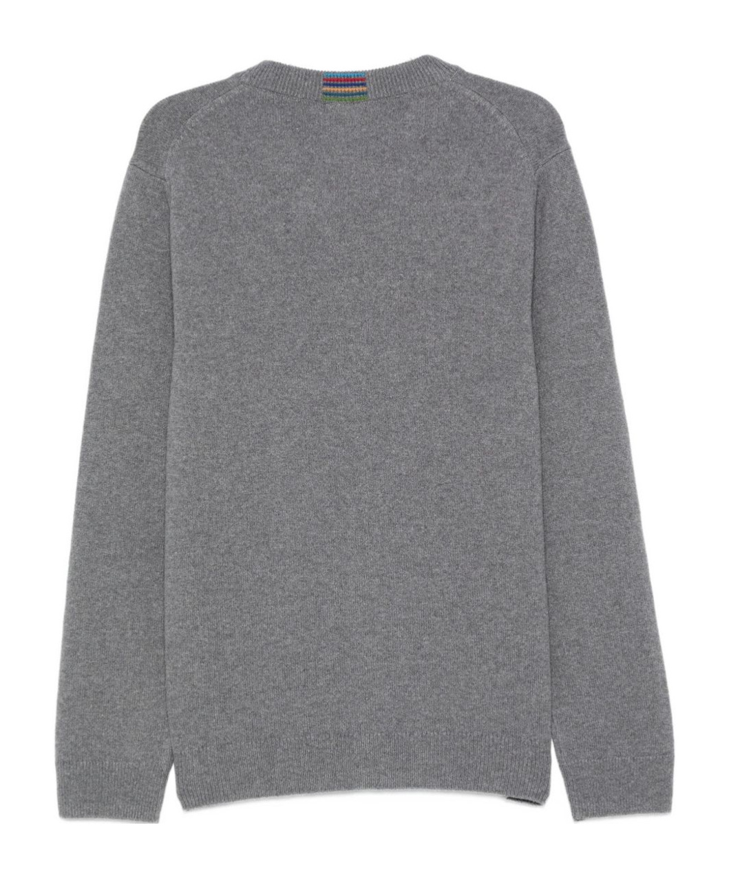 Paul Smith Classic Gray Cardigan With V-neck In Gray