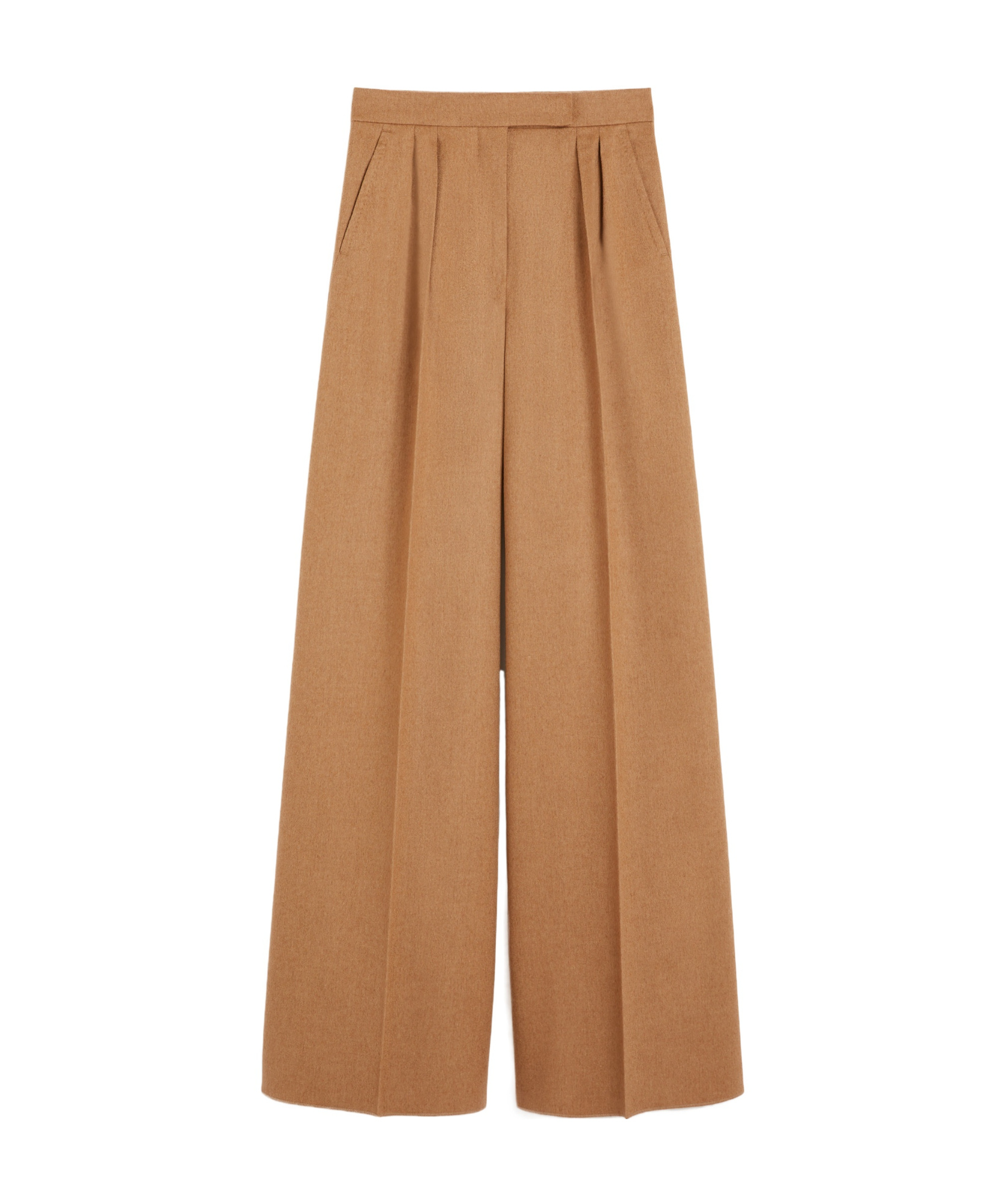 Max Mara Flared Casual Pants In Brown