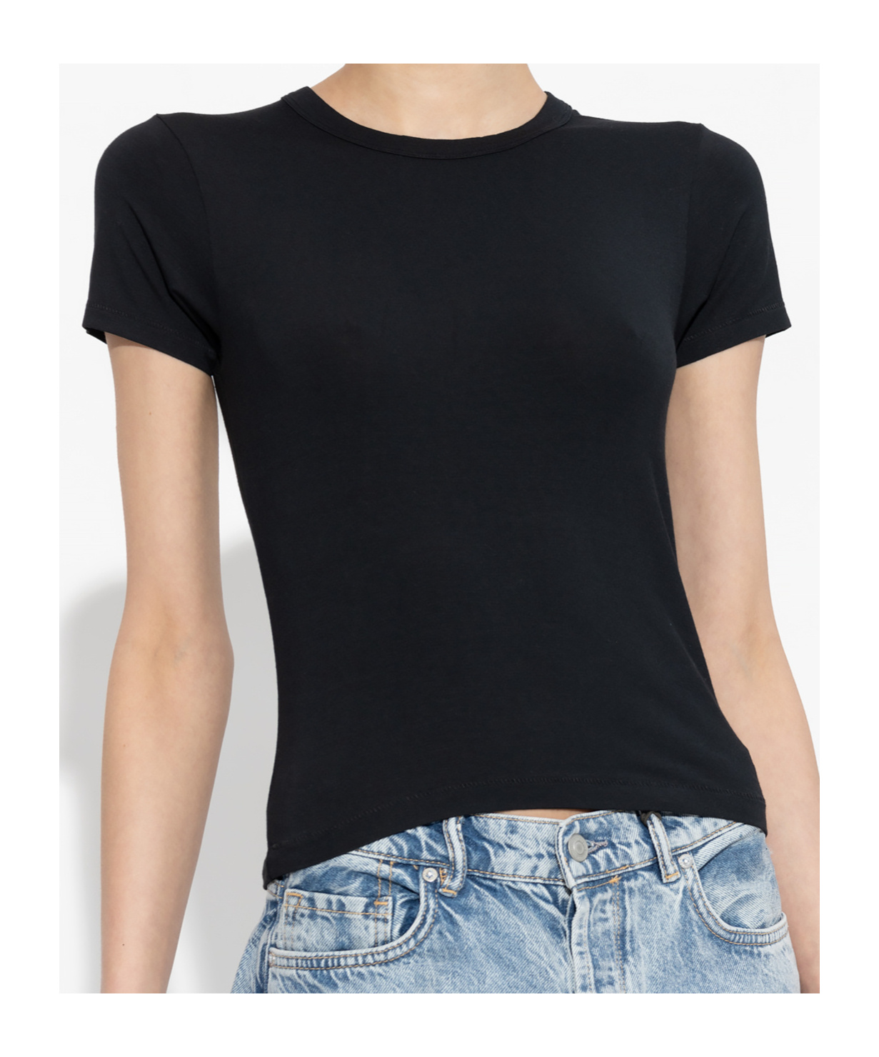 Rag & Bone Short-sleeved T-shirt In Black