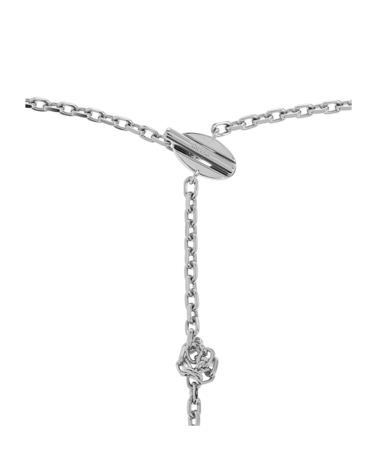 Jil Sander Embellished Necklace In Metallic