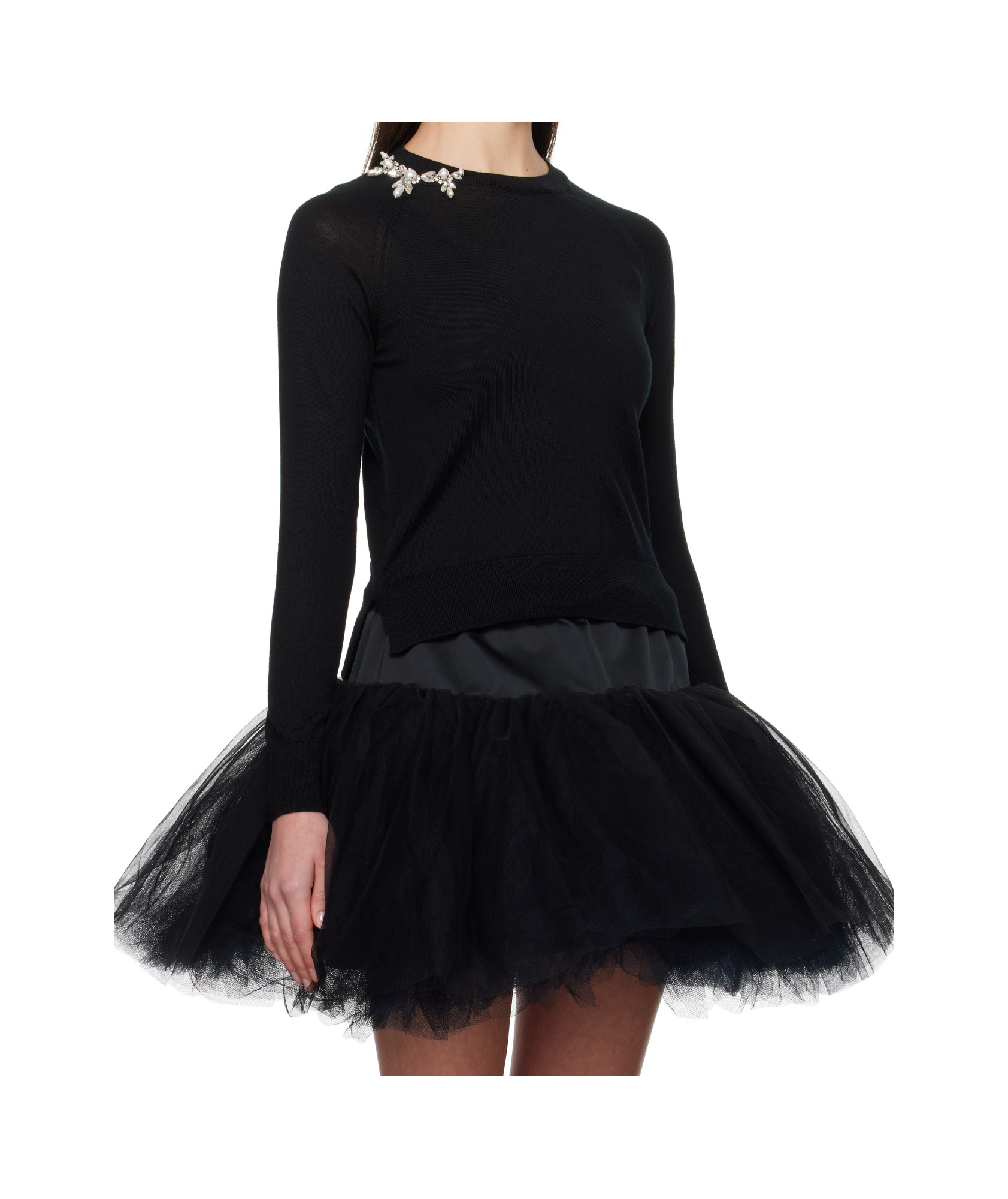 Simone Rocha Classic Sweater In Black