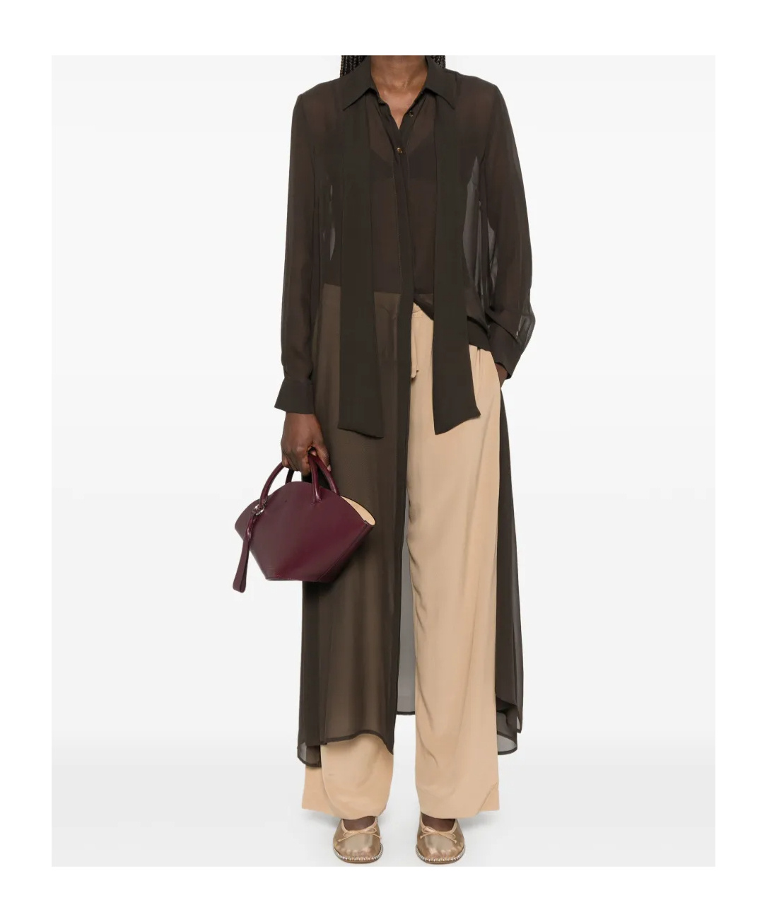 P.A.R.O.S.H SILK SHIRT