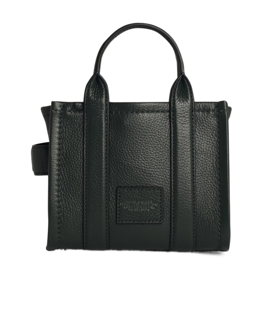 Marc Jacobs The Leather Micro Tote Tote Bag Black In Black