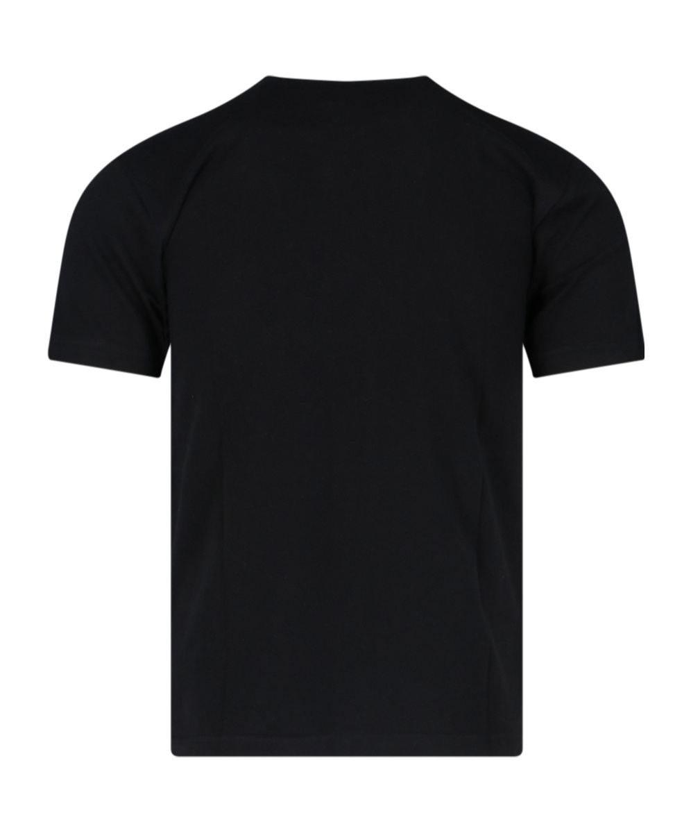 Comme Des Garçons Black X Nike Crewneck T-shirt In Black