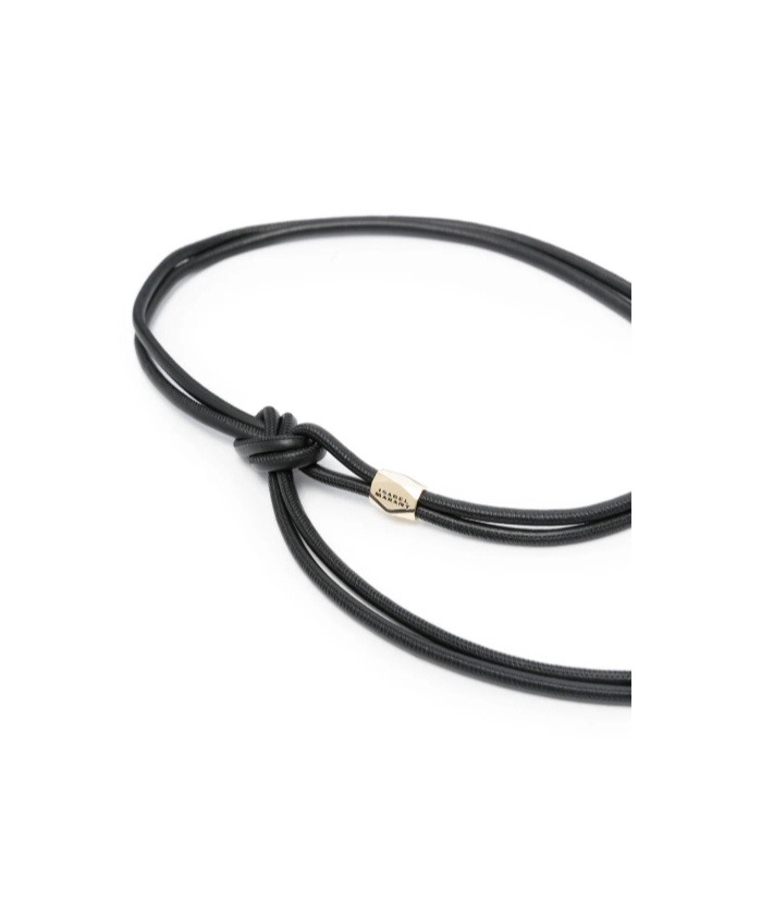 Isabel Marant Knotted Belt In Black