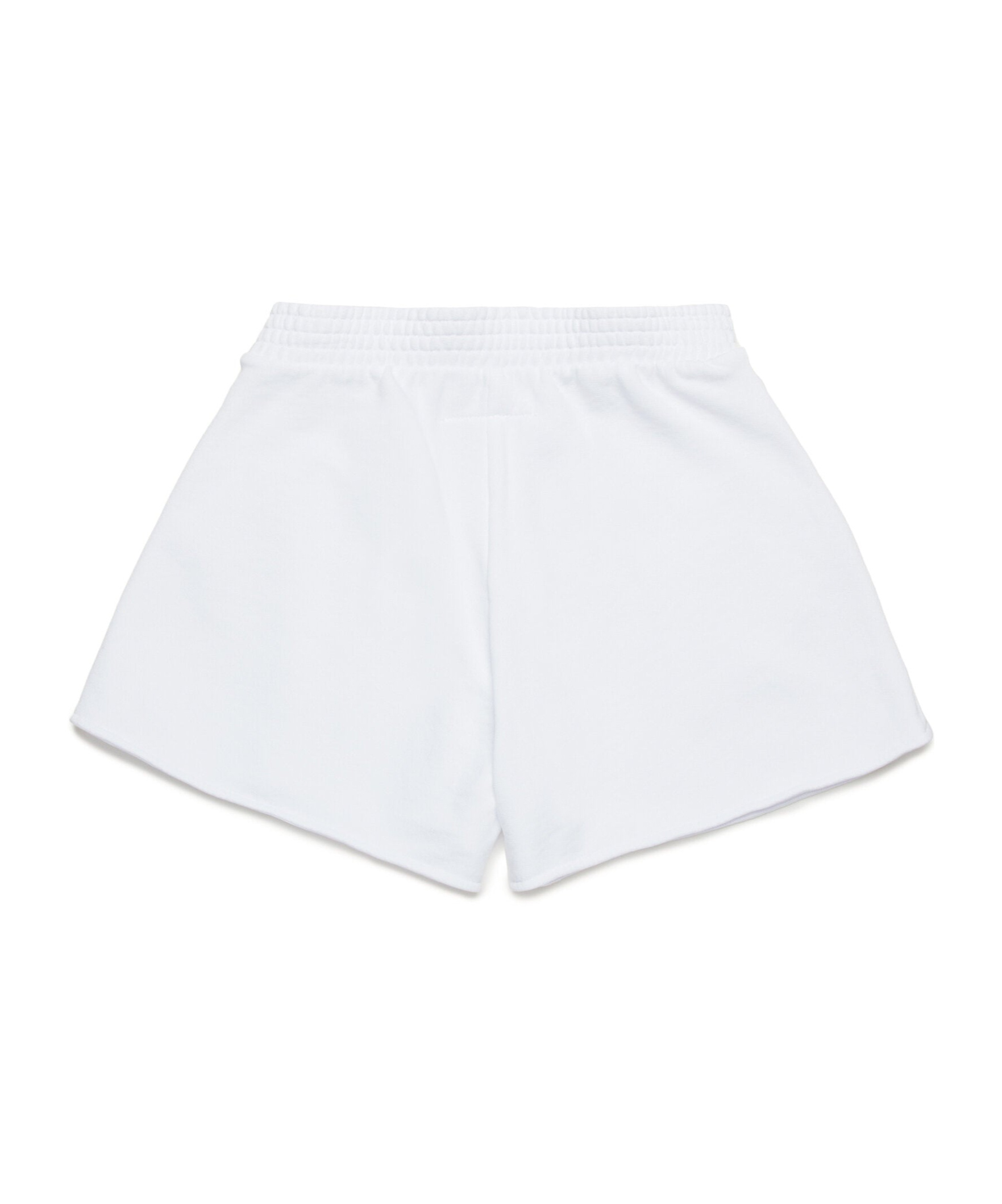Mm6 Maison Margiela Numeric Logo-appliqué Track Shorts In White