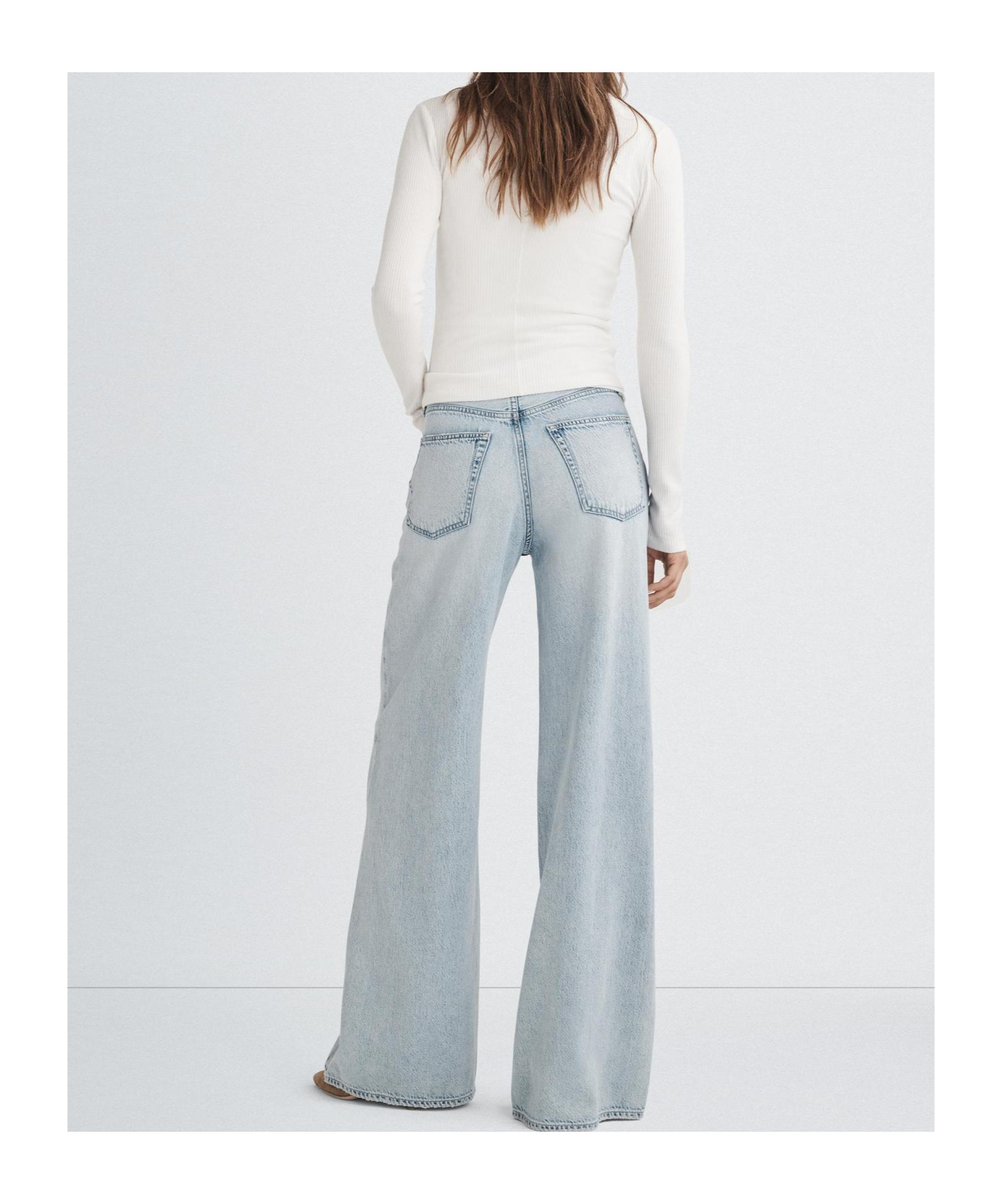 Rag & Bone Round Collar And Long-sleeved T-shirt