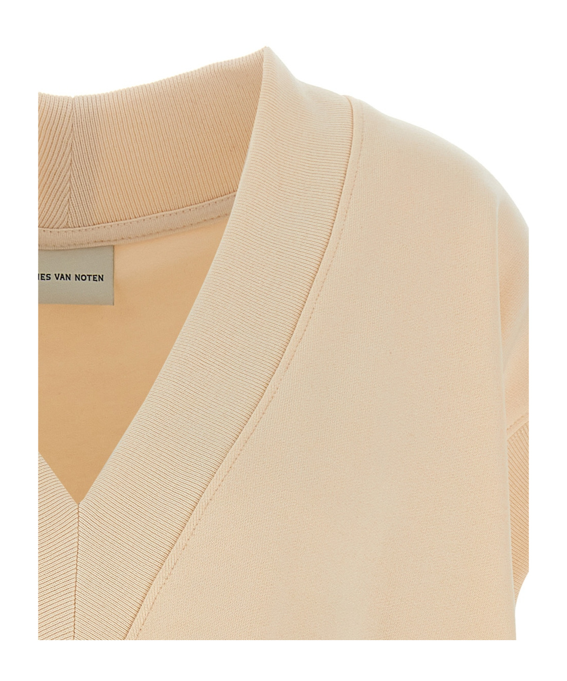 Dries Van Noten Sweatshirt Vest In Nude