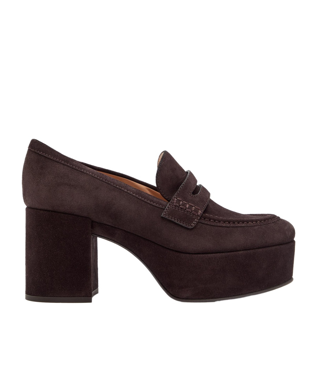 Gianvito Rossi Platform Suede Pumps In Black