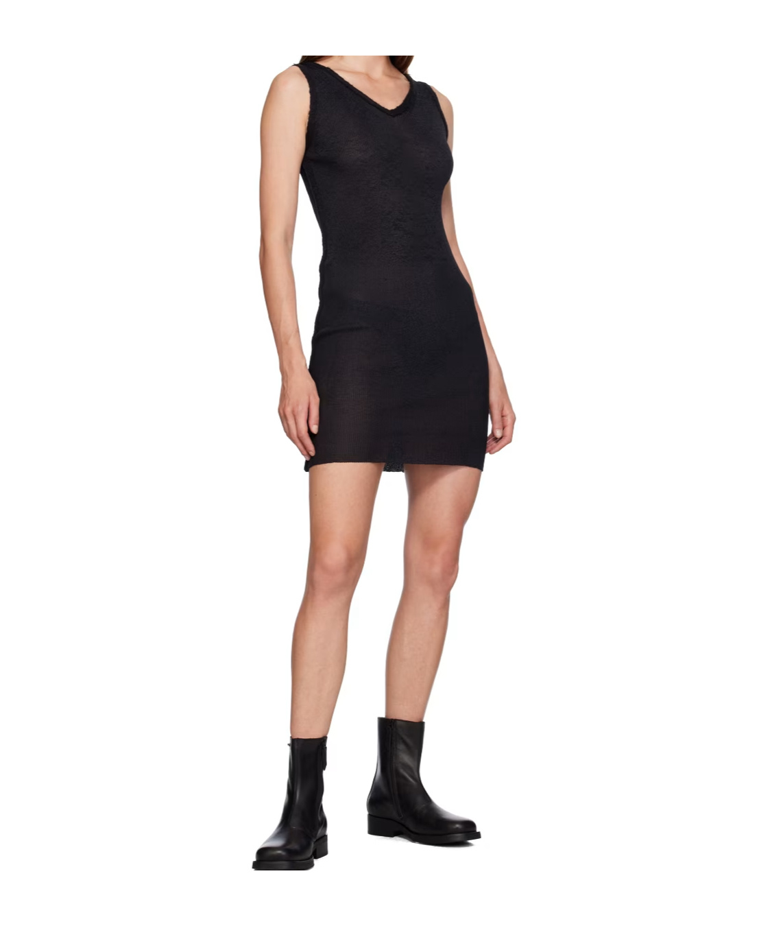 Our Legacy Sleek Sleeveless Dress In Black