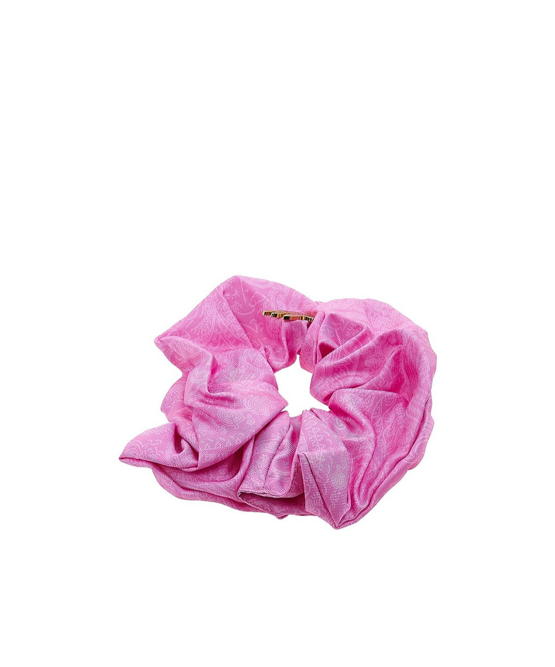 Etro Logo Hair Ring In Pink