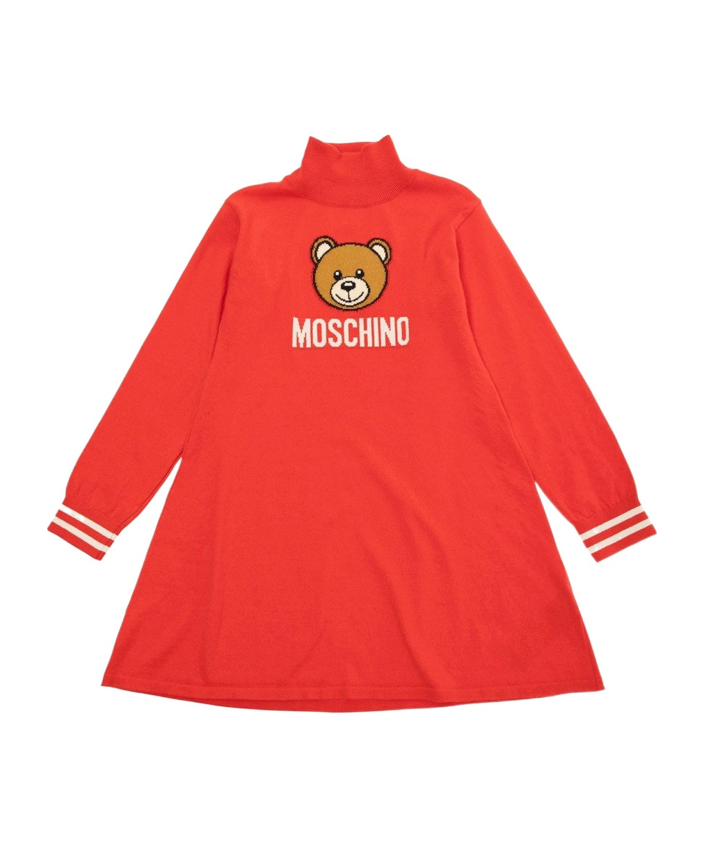 Moschino Knit Dress In Red